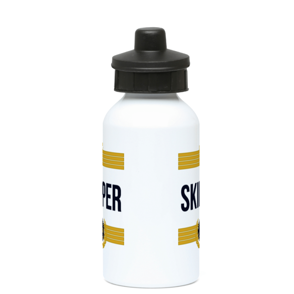 Skipper Stripes 400ml Water Bottle Front