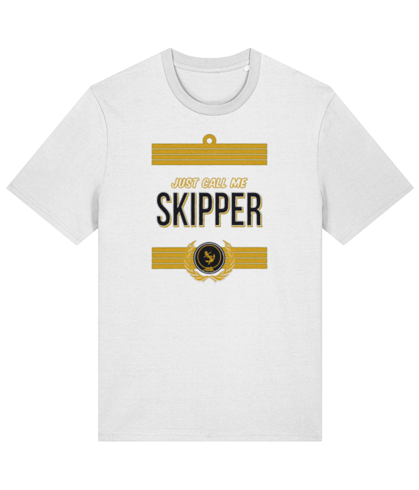 Just Call Me Skipper T-Shirt White