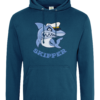 Shark Skipper College Hoodie Deep Sea Blue