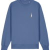 Sailing Yacht Logo Changer Sweatshirt Bright Blue