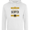 Just Call Me Skipper College Hoodie Arctic White