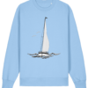 Sailing Yacht B&W Changer Sweatshirt Blue Soul