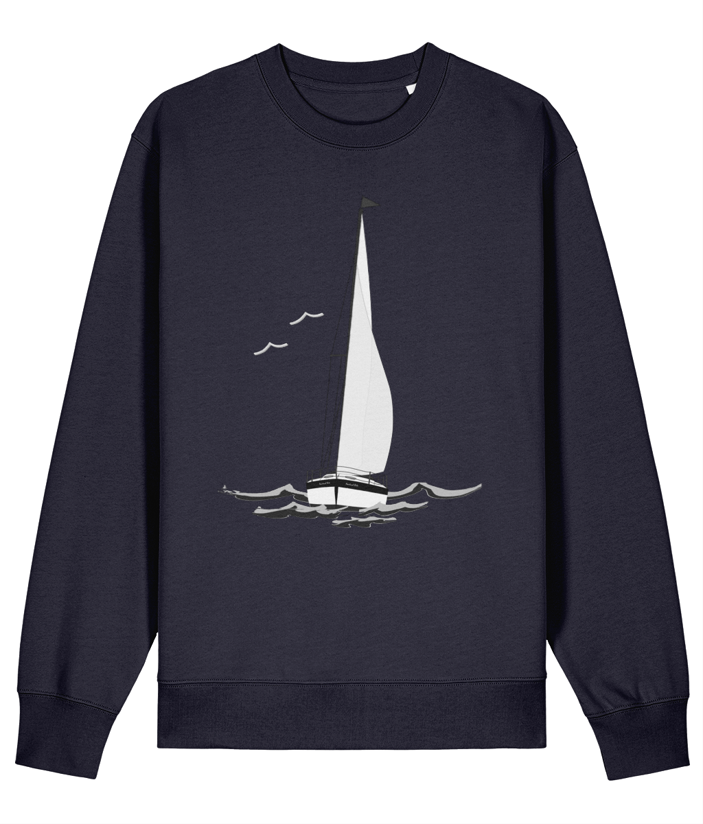 Sailing Yacht B&W Changer Sweatshirt French Navy