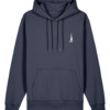 Sailing Yacht Logo Cruiser Hoodie India Ink Grey