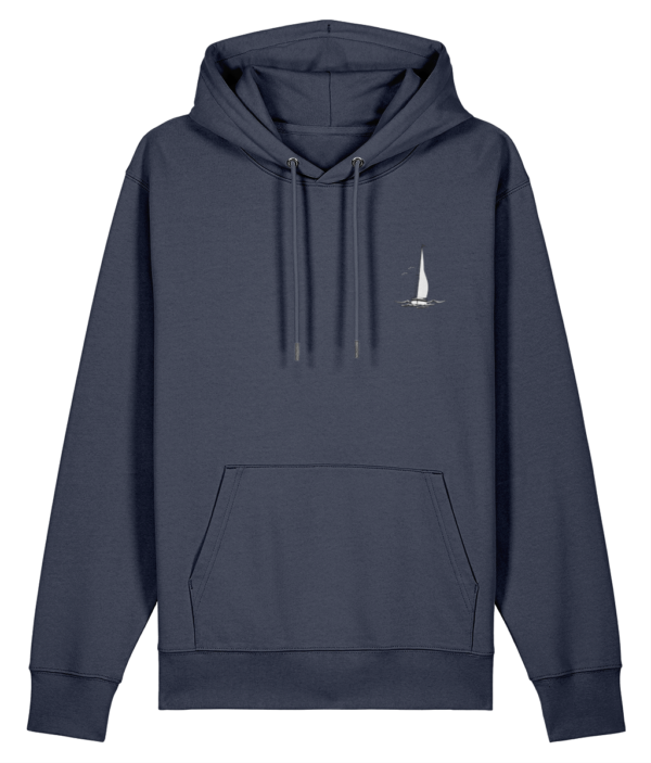 Sailing Yacht Logo Cruiser Hoodie India Ink Grey