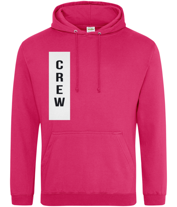 Crew College Hoodie Hot Pink