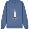 Sailing Yacht B&W Changer Sweatshirt Bright Blue