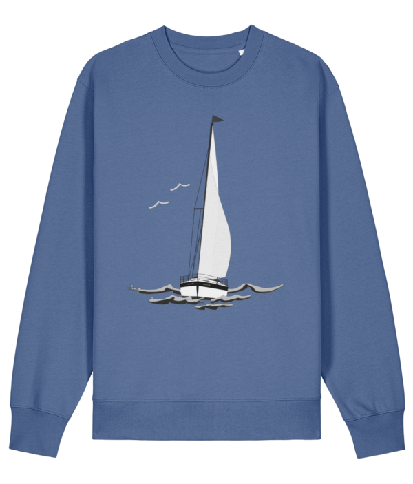 Sailing Yacht B&W Changer Sweatshirt Bright Blue