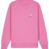 Sailing Yacht Logo Changer Sweatshirt Bubble Pink