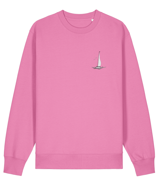 Sailing Yacht Logo Changer Sweatshirt Bubble Pink