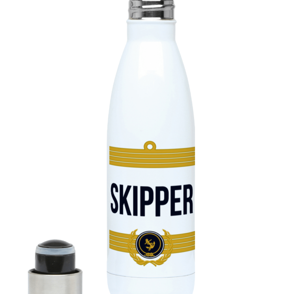 Skipper Stripes 500ml Water Bottle Left