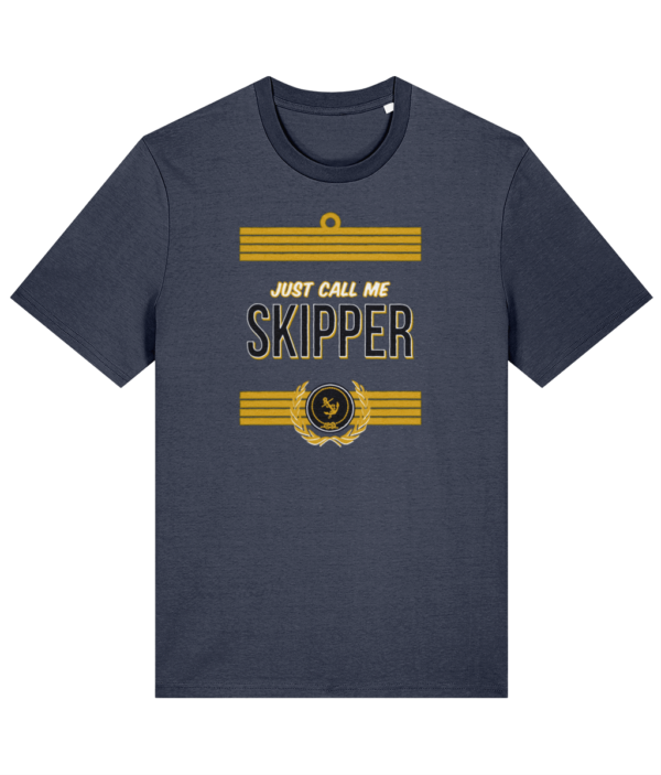 Just Call Me Skipper T-Shirt India Ink Grey