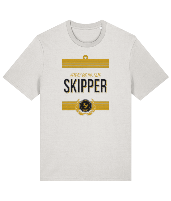 Just Call Me Skipper T-Shirt Vintage White