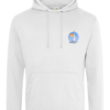 Sailing Yacht at Sea Logo College Hoodie Arctic White