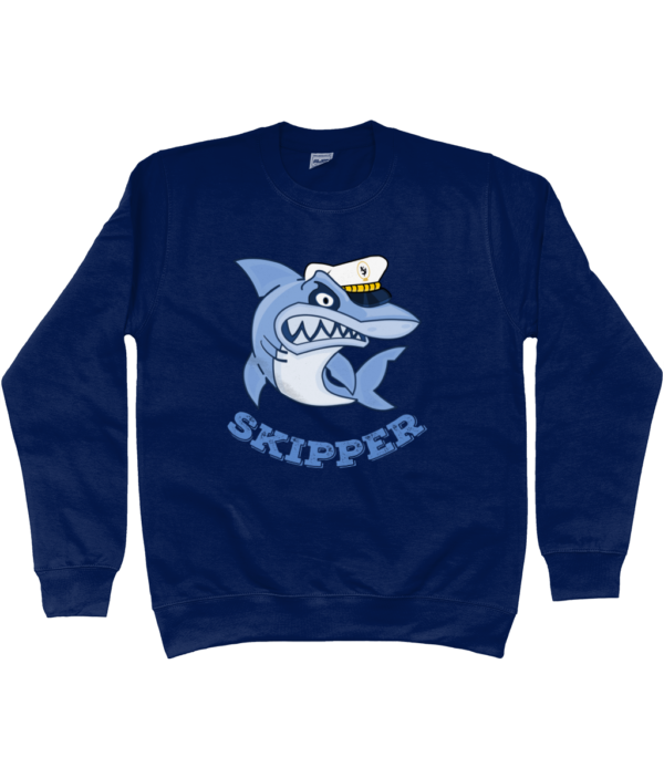 Shark Skipper Sweatshirt Oxford Navy