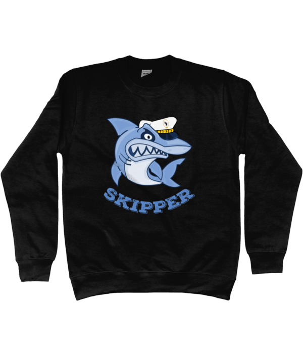 Shark Skipper Sweatshirt Jet Black