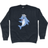 Dolphin Crew Hat Sweatshirt French Navy