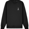 Sailing Yacht Logo Changer Sweatshirt Black