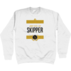 Just Call Me Skipper Sweatshirt Arctic White