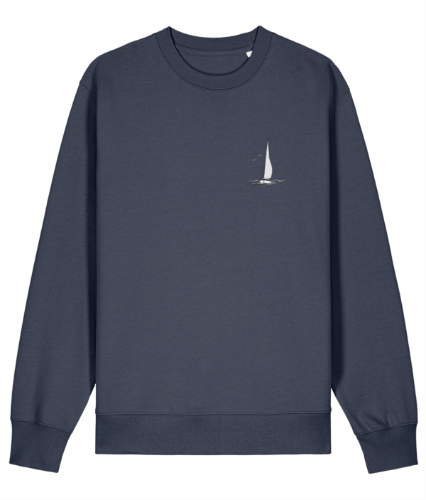 Sailing Yacht Logo Changer Sweatshirt India Ink Grey