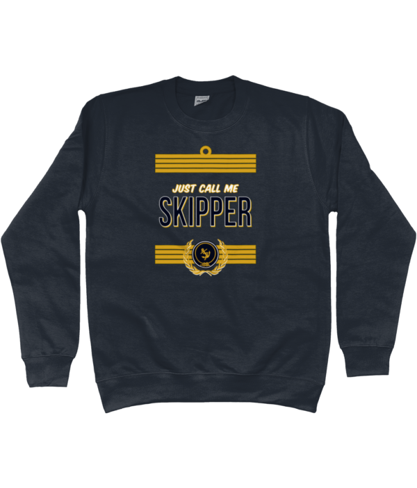 Just Call Me Skipper Sweatshirt French Navy