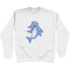 Dolphin Crew Hat Sweatshirt Arctic White