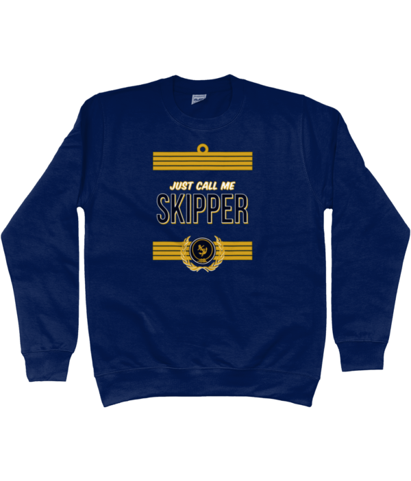 Just Call Me Skipper Sweatshirt Oxford Navy