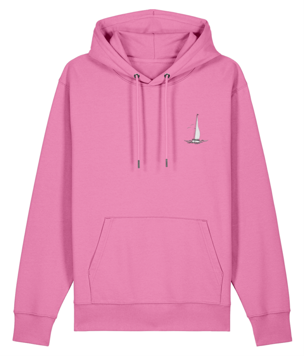 Sailing Yacht Logo Cruiser Hoodie Bubble Pink