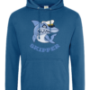 Shark Skipper College Hoodie Tropical Blue