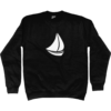 Sailing Boat Sweatshirt Jet Black