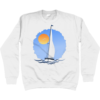 Sailing Yacht at Sea Sweatshirt Arctic White