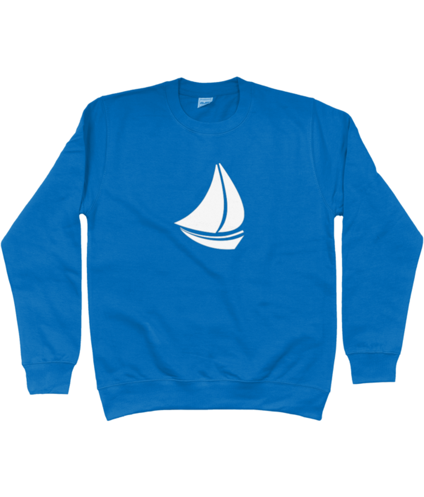 Sailing Boat Sweatshirt Sapphire Blue