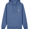 Sailing Yacht Logo Cruiser Hoodie Bright Blue