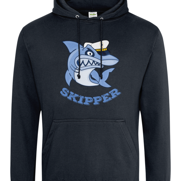 Shark Skipper College Hoodie French Navy