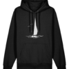 Sailing Yacht B&W Cruiser Hoodie Black