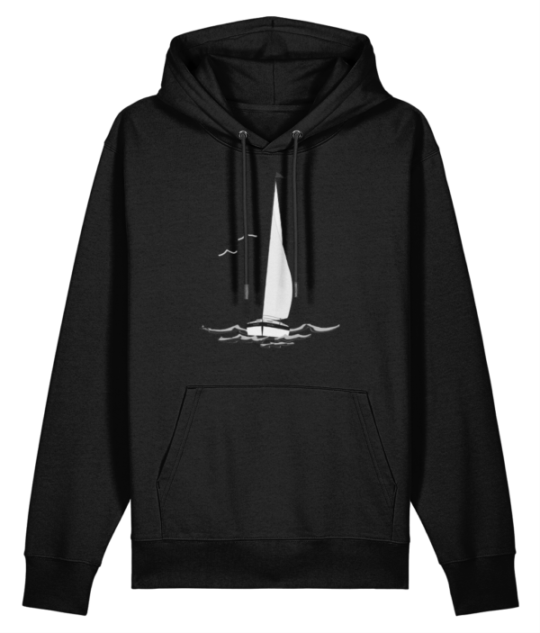 Sailing Yacht B&W Cruiser Hoodie Black